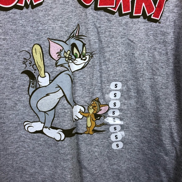 NWT Tom and Jerry Hanna Barbera 1940 Men's Vintage T-Shirt Sz S - Picture 8 of 9